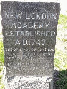 New London Academy Established AD 1743